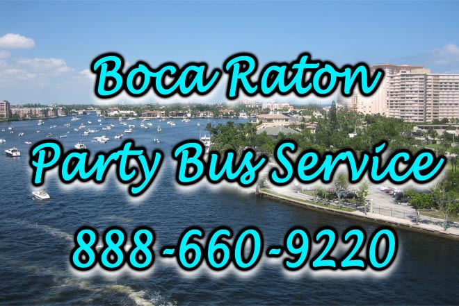 Boca Raton party bus service