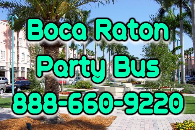 boca raton party buses