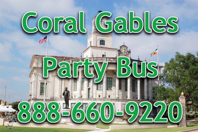 coral gables party bus service