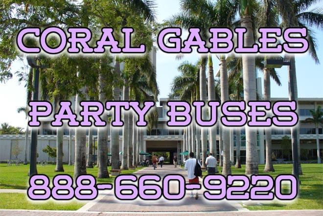 coral gables party buses