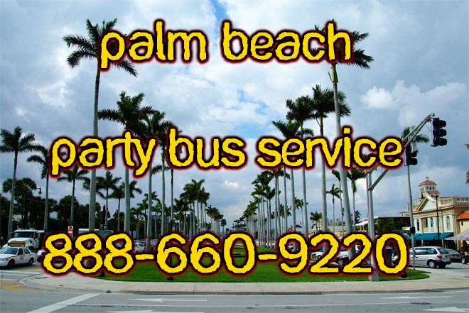 palm beach party bus service