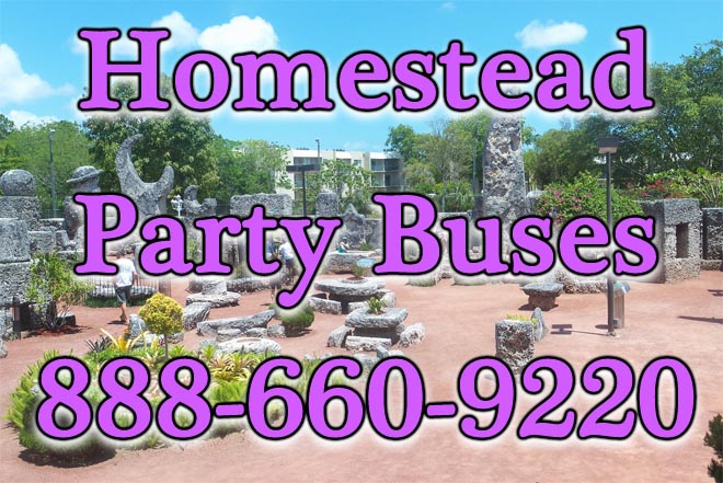 homestead party bus service