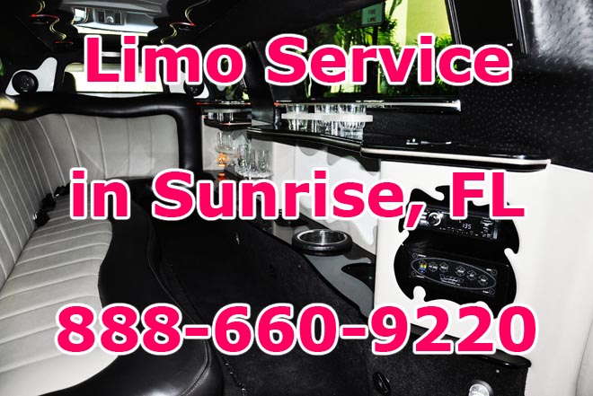limo service sunrise, FL