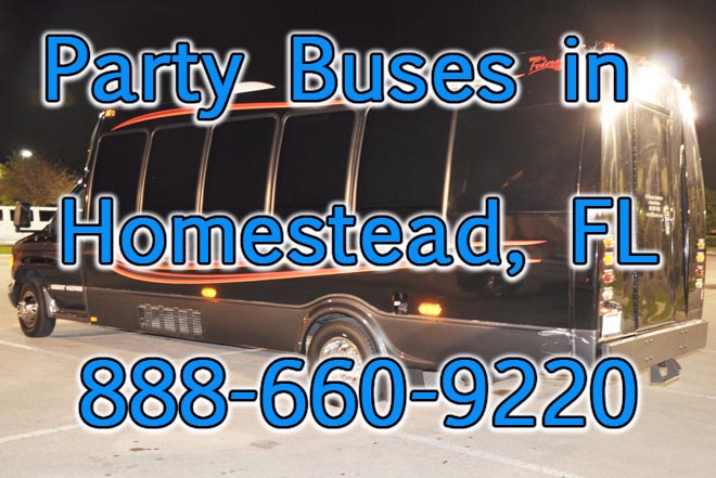 Homestead Party Bus - Party Bus Service Homestead FL