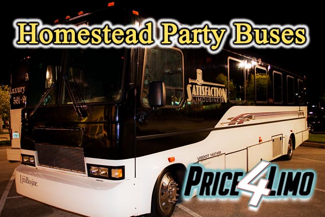 party buses in homestead, fl