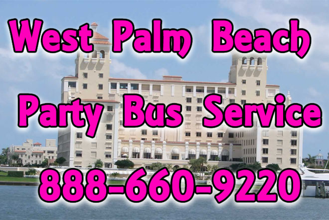 west palm beach party bus service